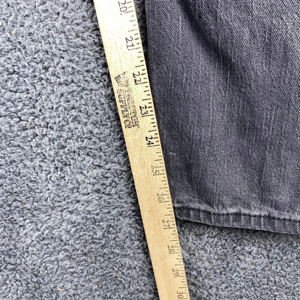 Levis 505 Regular Fit Jeans Mens W40 L30 Gray Denim‎ Pants
